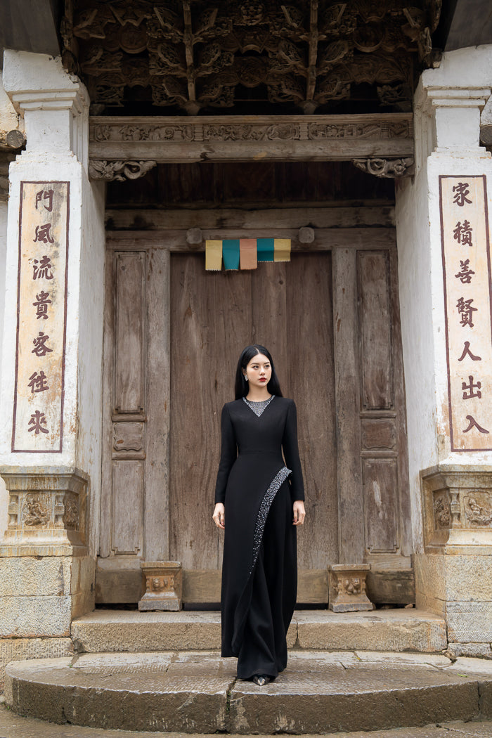 Satin Polyester Silk Coat and Wide-Leg Trousers Set