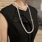 Black Midi Dress with Flared Skirt