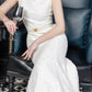 White Lace Midi Dress