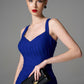 Royal Blue Bandage Bodycon Midi Dress