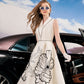 Sleeveless Embroidered A-Line Dress