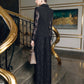Black Lace Pantsuit with Blazer