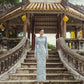 Royal-Inspired Long Sleeve Jacquard Gown