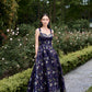 Floral Jacquard Brocade A-Line Dress