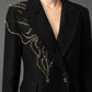 Gabardine Tailored Blazer and Skirt Set