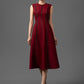 Metalic Yarn A-Line Midi Dress