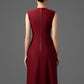 Metalic Yarn A-Line Midi Dress