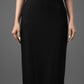 Gabardine Cape Blouse and Skirt Set
