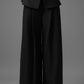 Black Pantsuit with Embellished Blazer