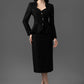 Gabardine Peplum Blazer and Pencil Skirt Set