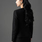 Gabardine Peplum Blazer and Pencil Skirt Set