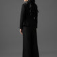 Gabardine Embroidered Blazer and Wide-Leg Pants Set